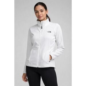 North face White jacket women's Size X L Zipper Closure Comfortable